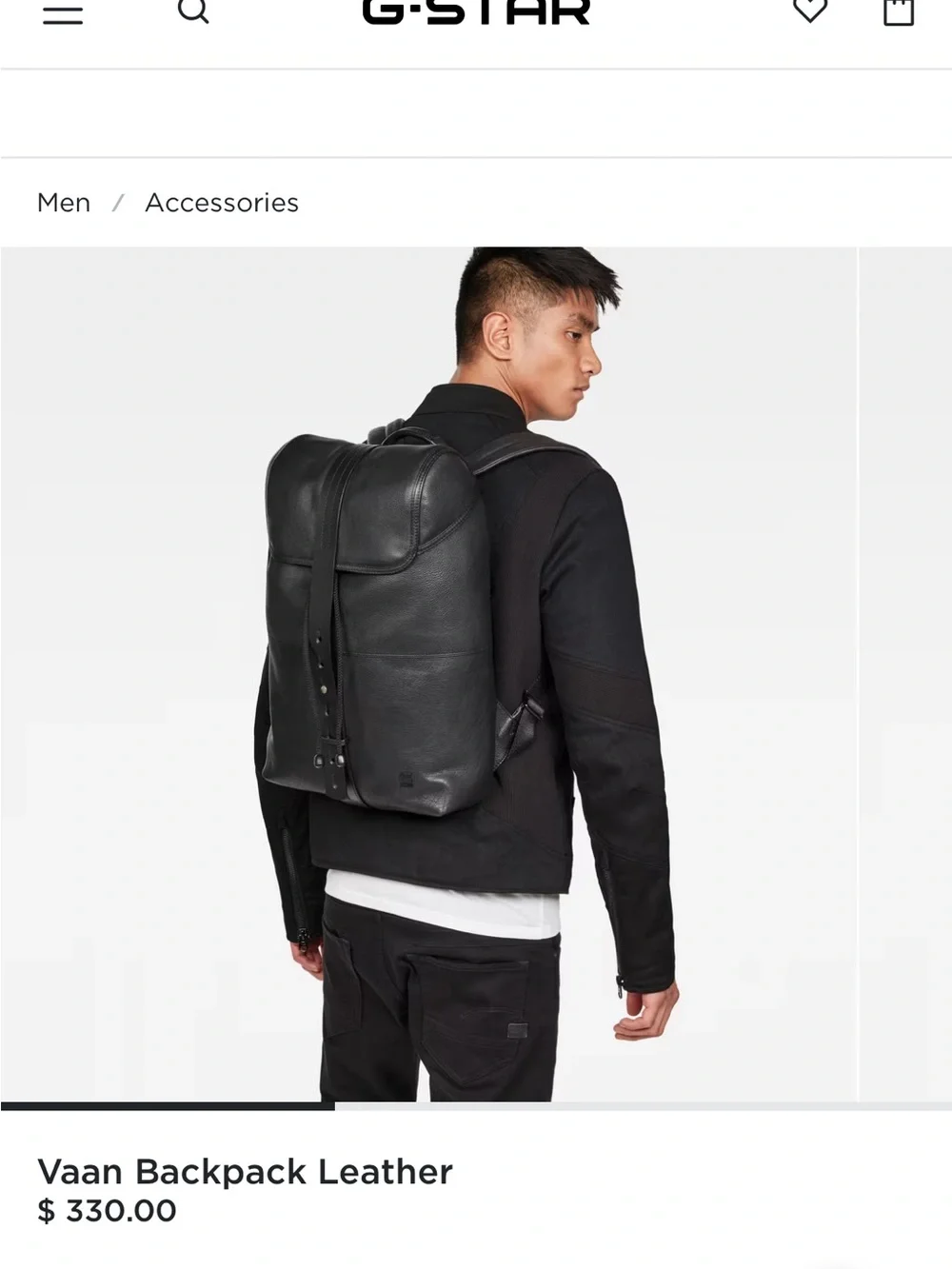 G-Star Vaan Backpack Leather